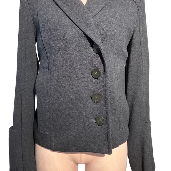Proenza Schouler black jacket in size 4. Zippered back detail. Gorgeous buttons - Picture 14 of 14
